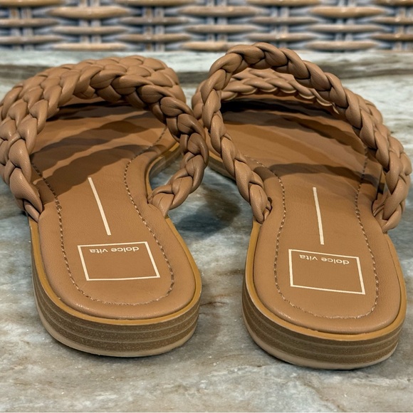 Women’s DOLCE VITA Iman square toe sandals- cafe Stella. Size 10 - Picture 4 of 5